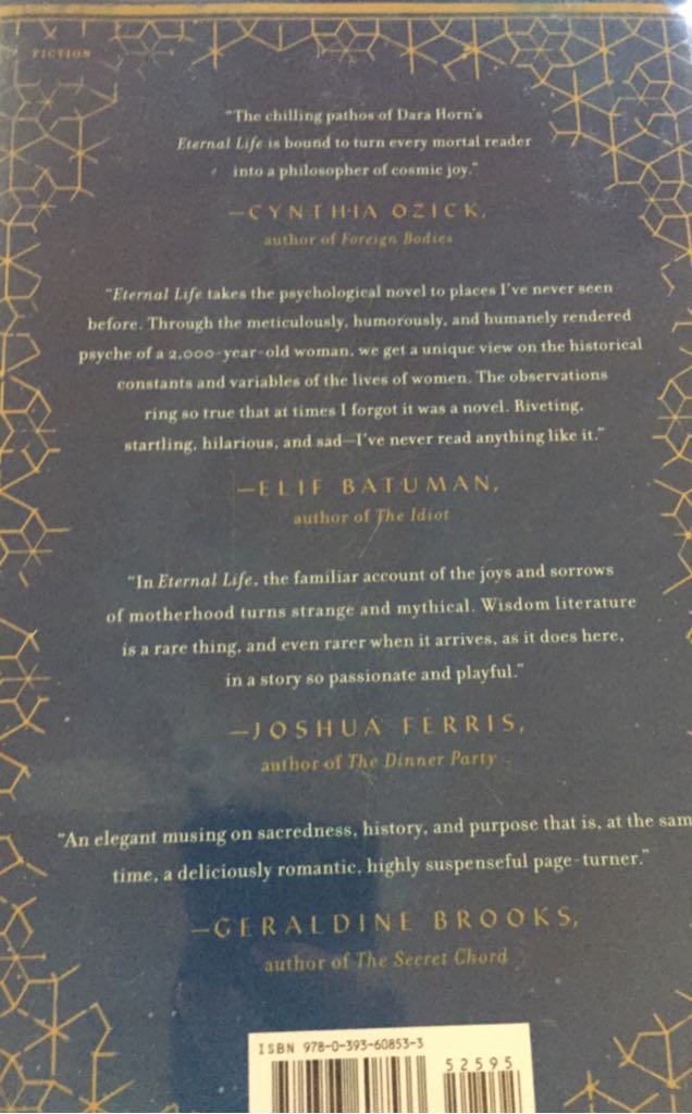 Eternal Life - Dara Horn (Dara Horn - Hardcover) book collectible [Barcode 9780393608533] - Main Image 2