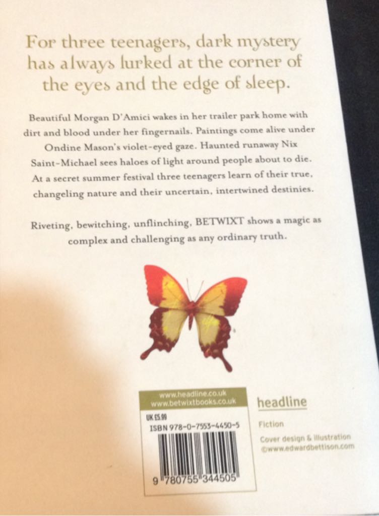 Betwixt - Tara Bray Smith (Headline Publishing Group - Paperback) book collectible [Barcode 9780755344505] - Main Image 2