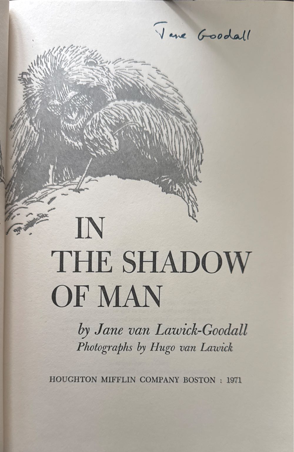 In the Shadow of Man - Jane Goodall (Mariner Books - Hardcover) book collectible [Barcode 9780395331453] - Main Image 4