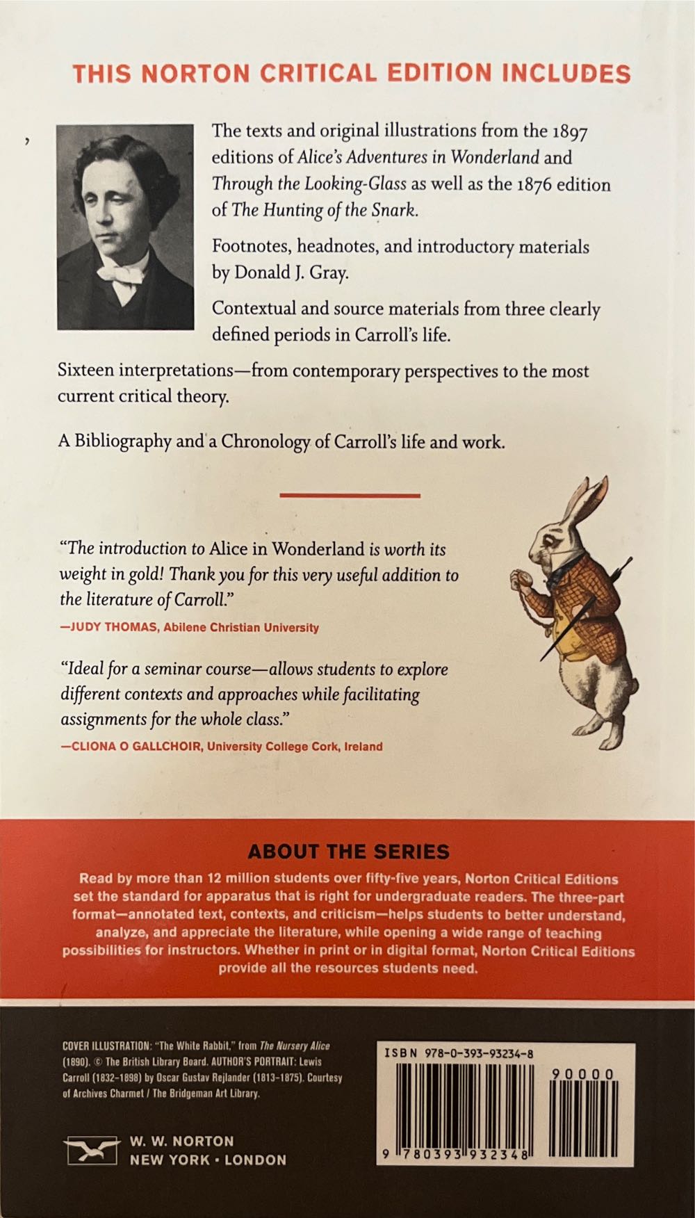 Alice in Wonderland - Lewis Carroll (W W Norton & Company Incorporated - Paperback) book collectible [Barcode 9780393932348] - Main Image 2