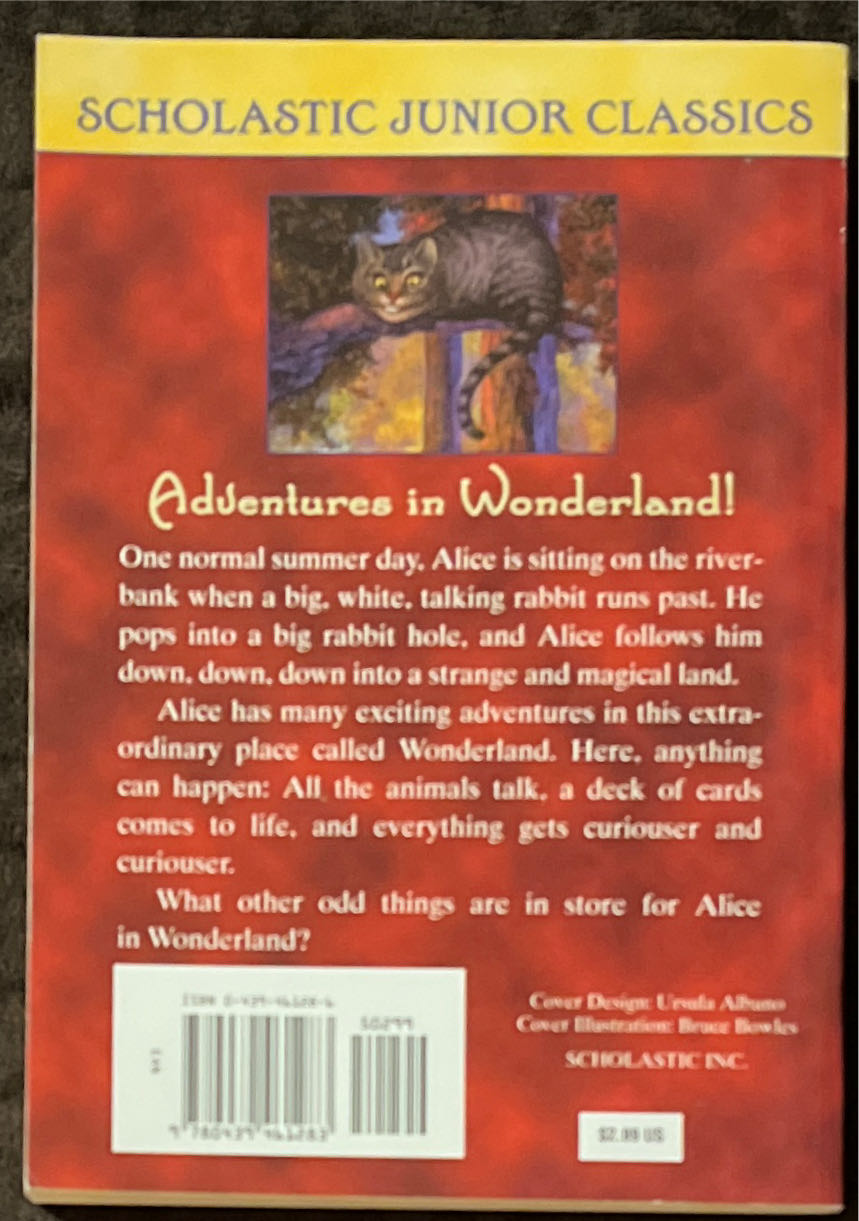 Alice in Wonderland (Scholastic Junior Classics) - Lewis Carroll (Scholastic Inc) book collectible [Barcode 9780439461283] - Main Image 2