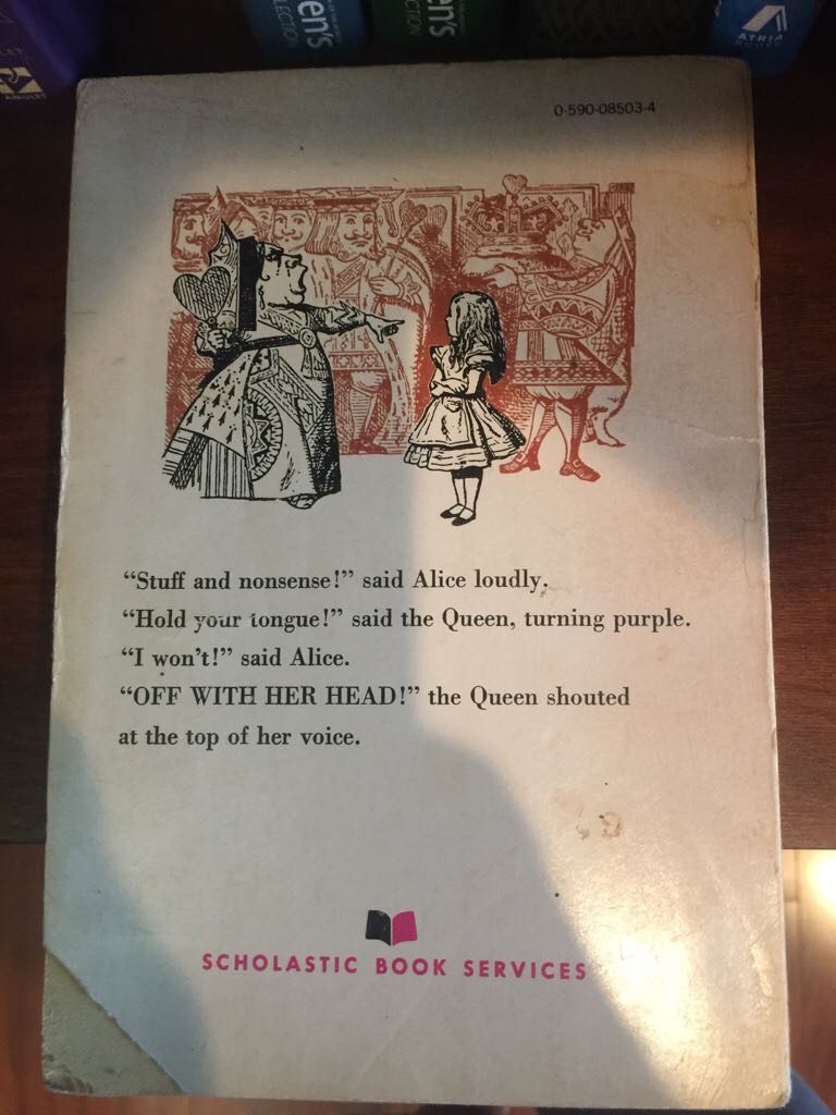 Alice in Wonderland - NA (Scholastic - Paperback) book collectible [Barcode 9780590085038] - Main Image 2
