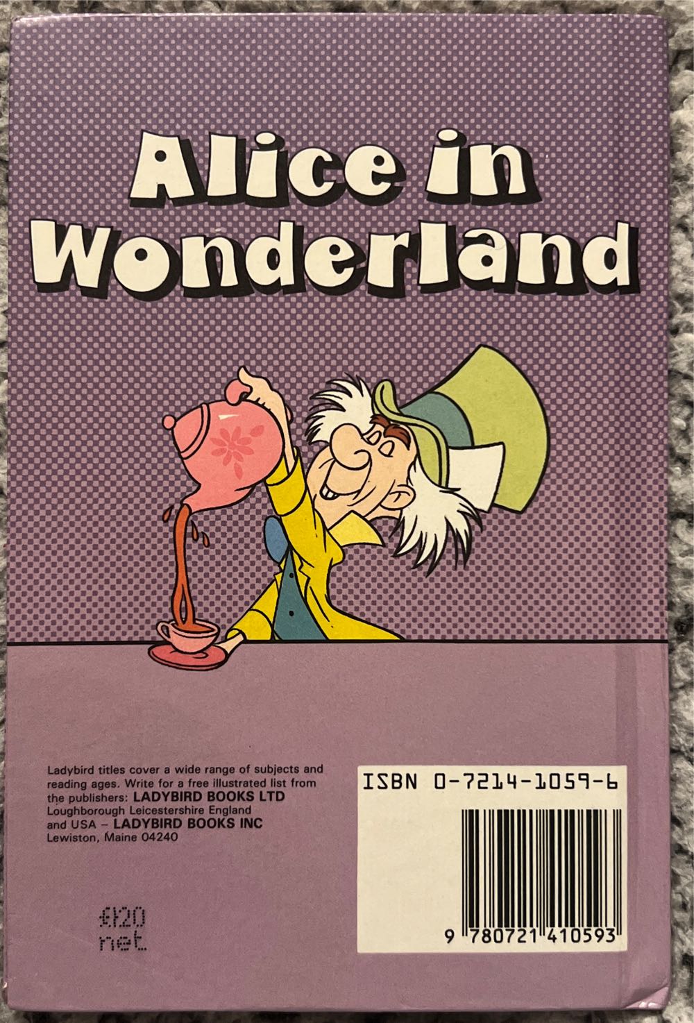 Alice in Wonderland - Disney (Ladybird Books) book collectible [Barcode 9780721410593] - Main Image 3