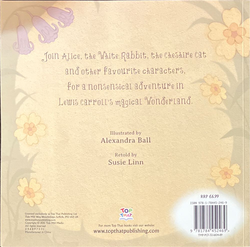 Alice in Wonderland - Susie Linn (Top That Publishing Ltd) book collectible [Barcode 9781784452469] - Main Image 2