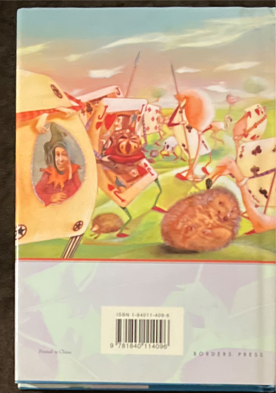 Alice in Wonderland - Lewis Carroll (Borders Press) book collectible [Barcode 9781840114096] - Main Image 2