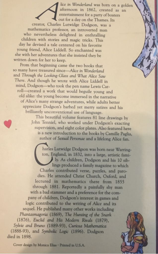 Alice in Wonderland - NA book collectible - Main Image 2