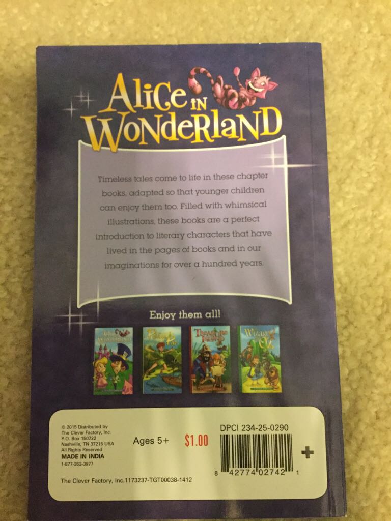 Alice in Wonderland - NA book collectible - Main Image 2