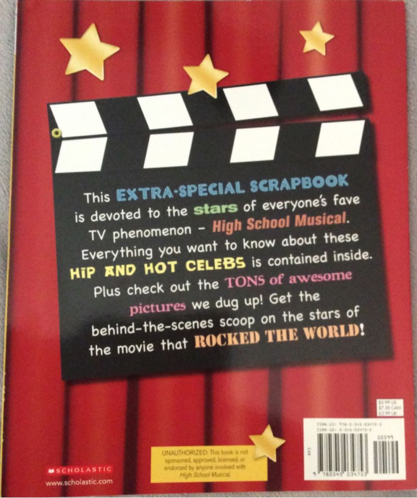 Star Scene: 101  Secrets, Facts, and Buzz about the Stars of High Scho - Unknown (A Scholastic Press) book collectible [Barcode 9780545034753] - Main Image 2