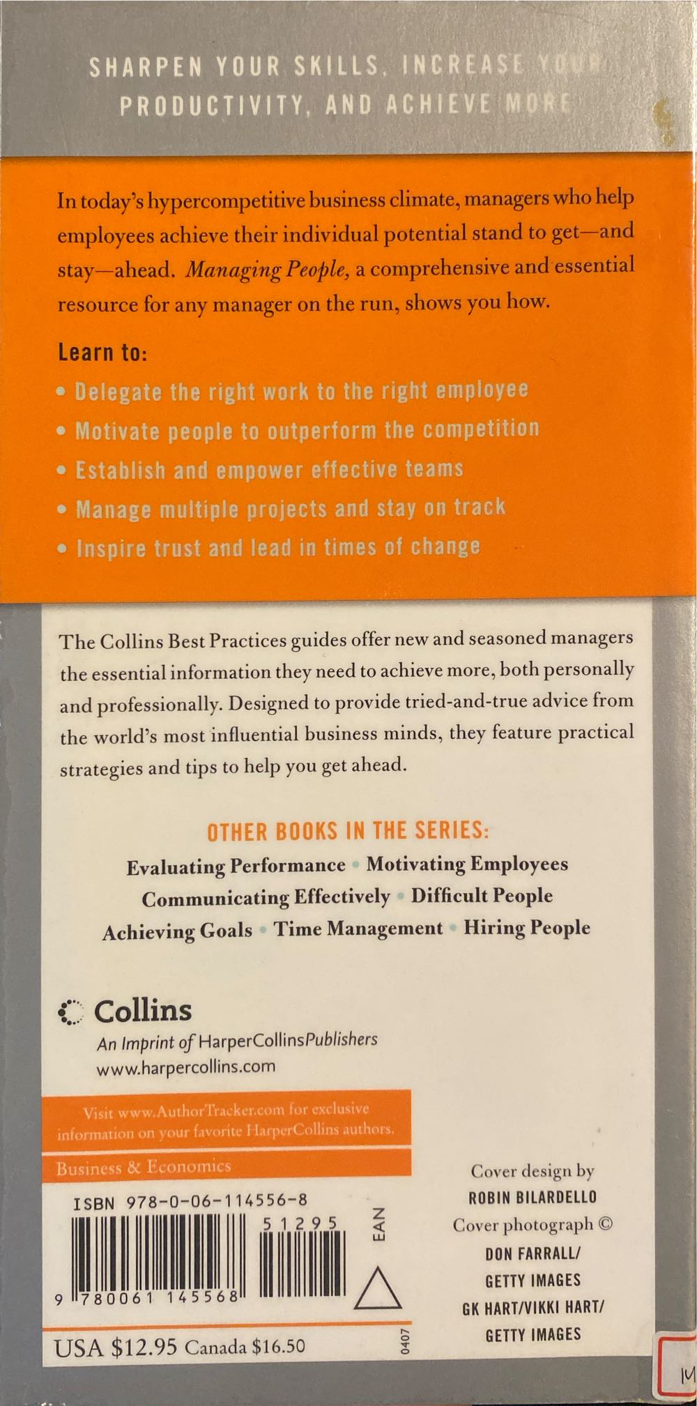 Managing People: Secrets to Leading for New Managers - Barry Silverstein (HarperCollins - Paperback) book collectible [Barcode 9780061145568] - Main Image 2