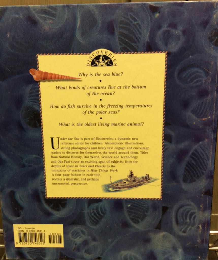Under the Sea - North parade publishing book collectible [Barcode 9780760746318] - Main Image 2
