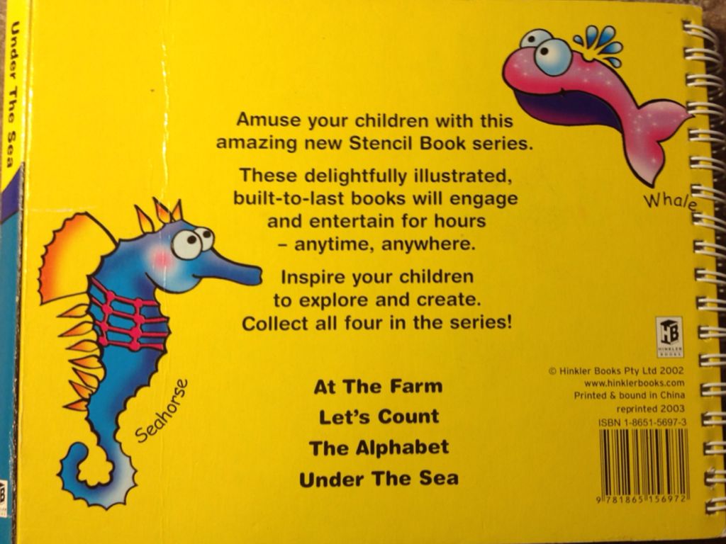Under the Sea  (Spiral Binding) book collectible [Barcode 9781865156972] - Main Image 2