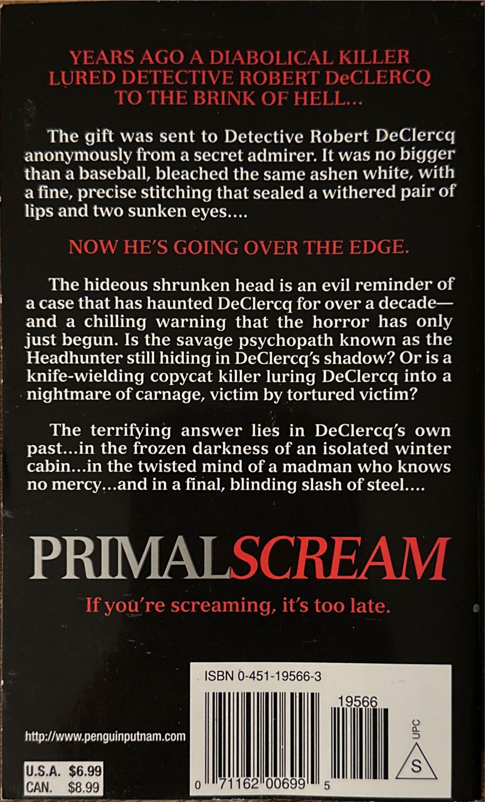 Primal Scream - Michael Slade (Signet - Paperback) book collectible [Barcode 9780451195661] - Main Image 2
