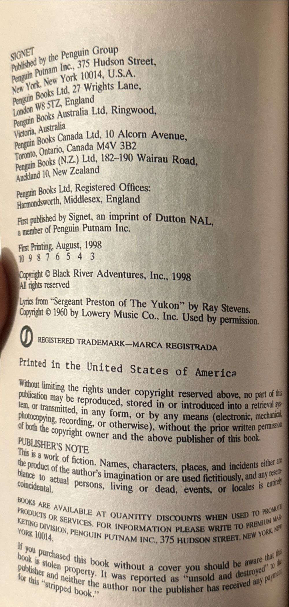 Primal Scream - Michael Slade (Signet - Paperback) book collectible [Barcode 9780451195661] - Main Image 3