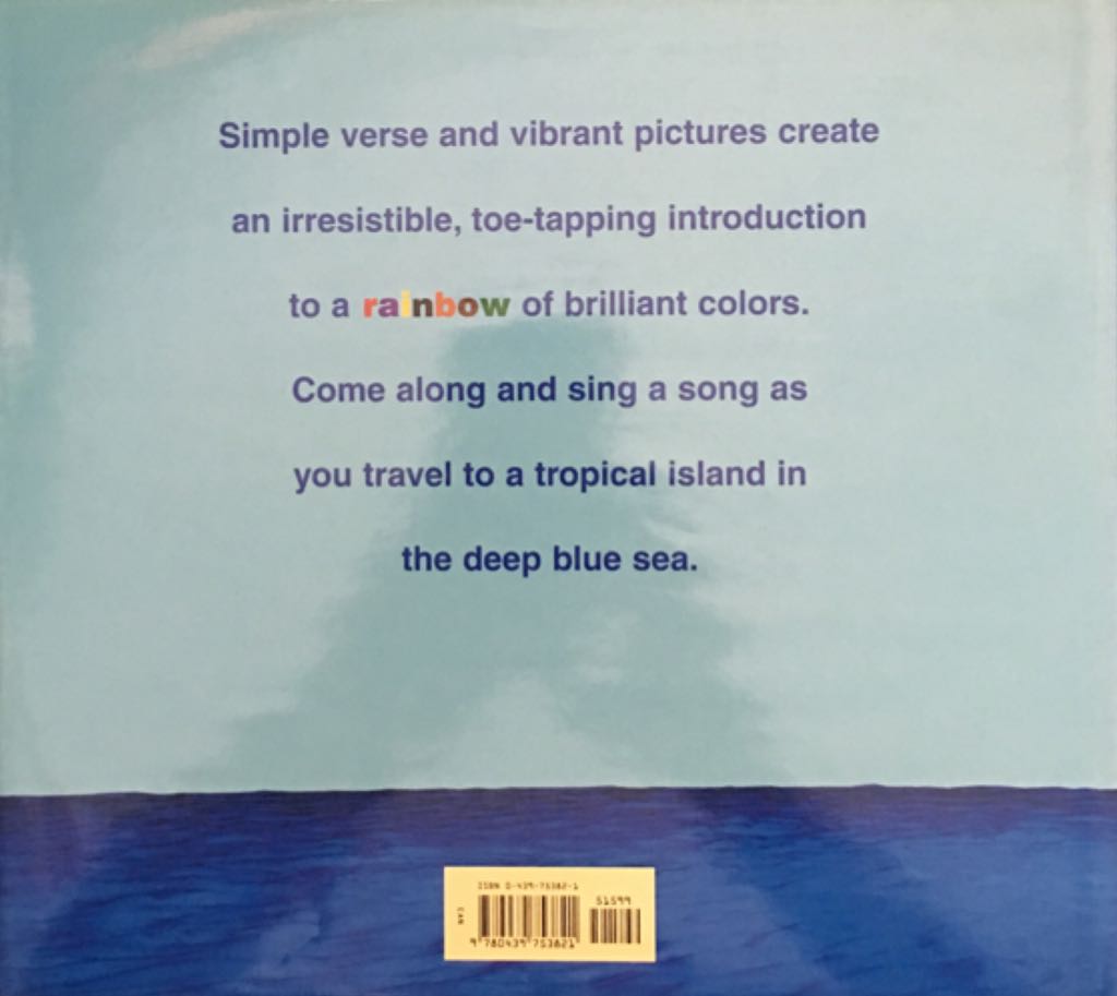The Deep Blue Sea: A Book Of Colors - Audrey Wood (The Blue Sky Press - Hardcover) book collectible [Barcode 9780439753821] - Main Image 2