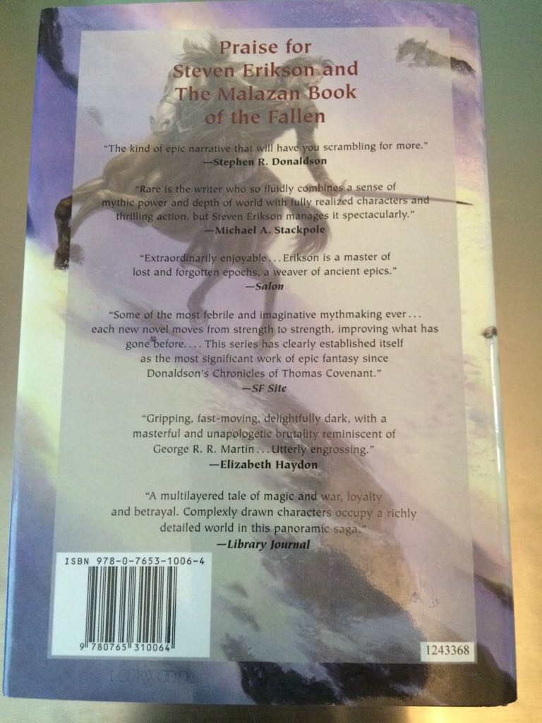 Steven Erikson, A Malazan Book Of The Fallen: The Bonehunters - Steven Erikson (Tor - Hardcover) book collectible [Barcode 9780765310064] - Main Image 2