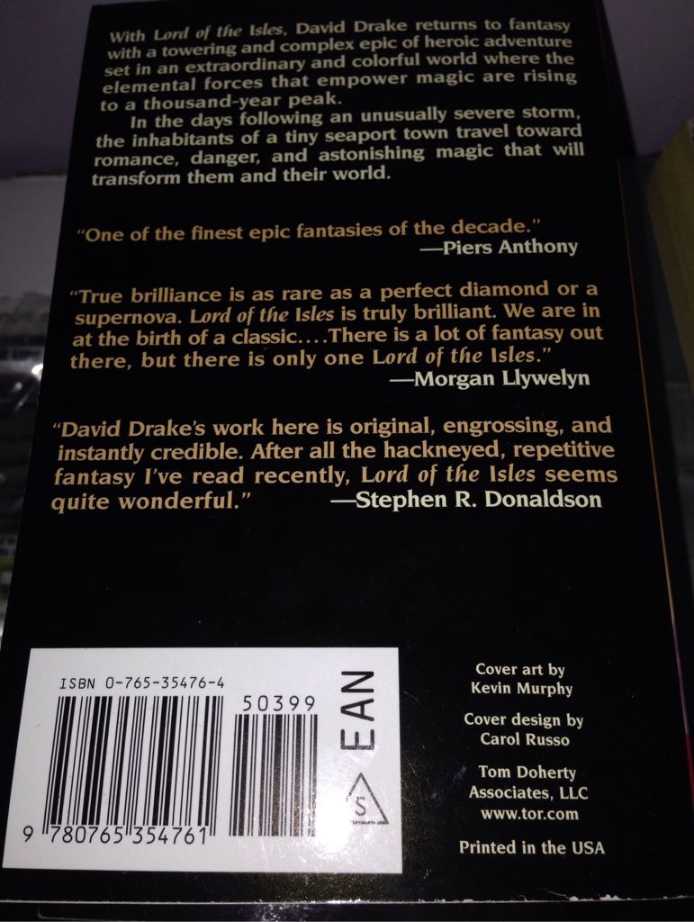 Lord Of The Isles - David Drake (Tor - Paperback) book collectible [Barcode 9780765354761] - Main Image 2