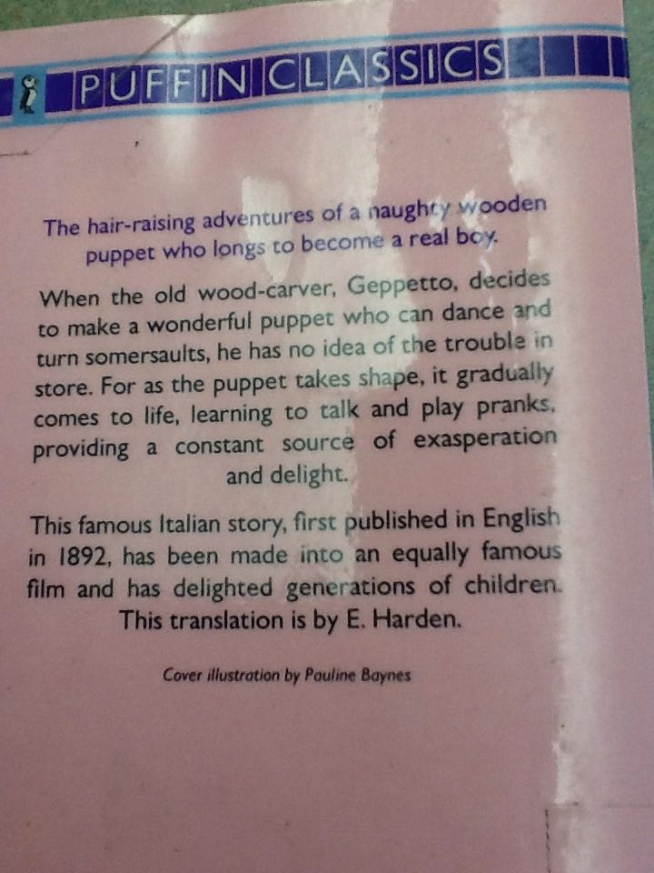 Pinocchio - Carlo Collodi book collectible [Barcode 9780140350371] - Main Image 2