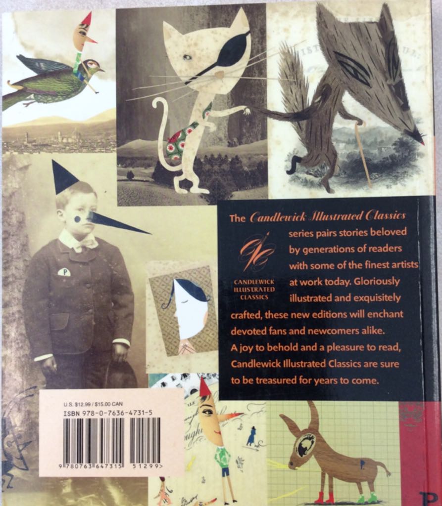 Pinocchio - Carlo Collodi (Candlewick Press) book collectible [Barcode 9780763647315] - Main Image 2