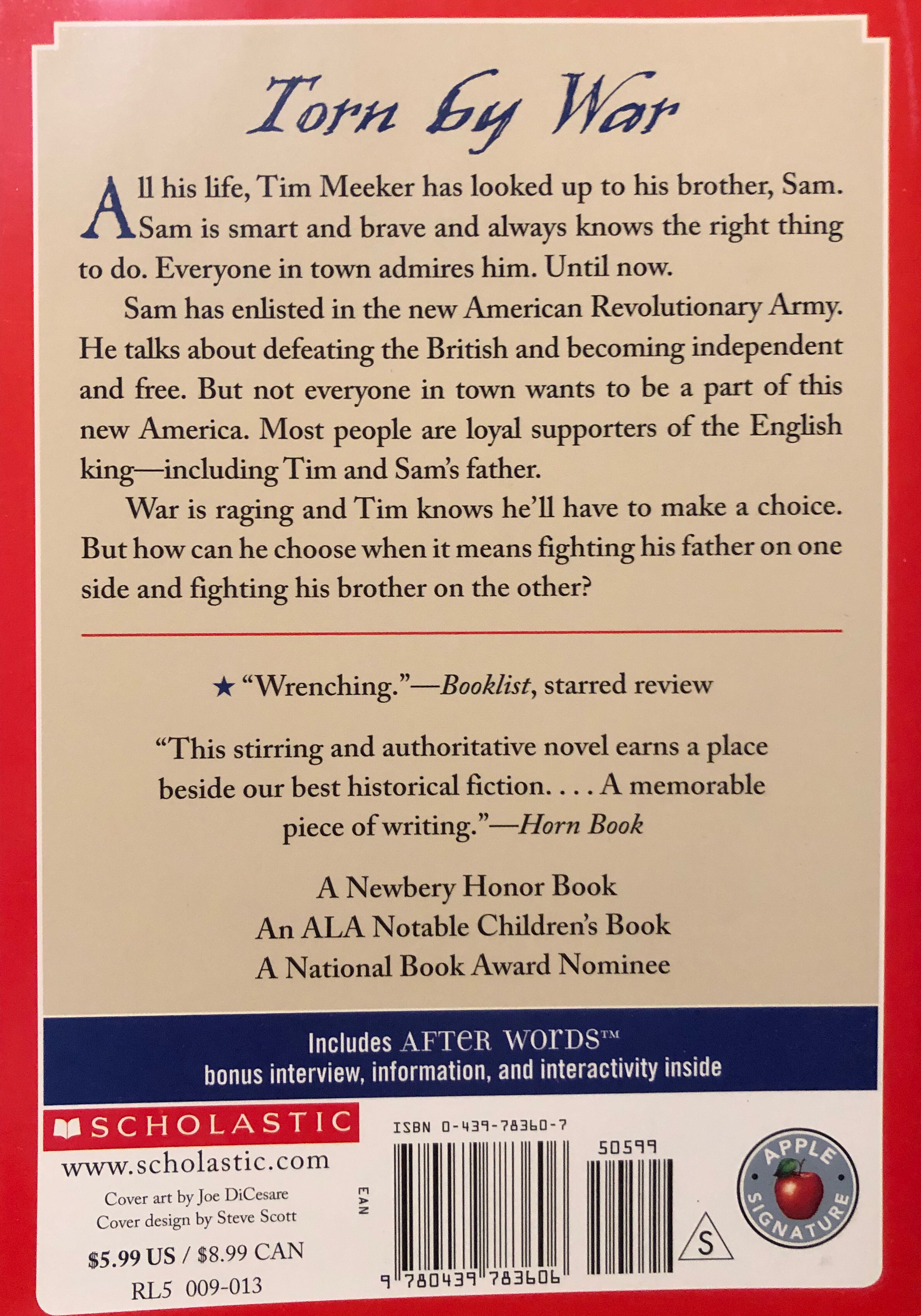 My Brother Sam Is Dead - James Lincoln Collier (Scholastic Paperbacks - Paperback) book collectible [Barcode 9780439783606] - Main Image 2