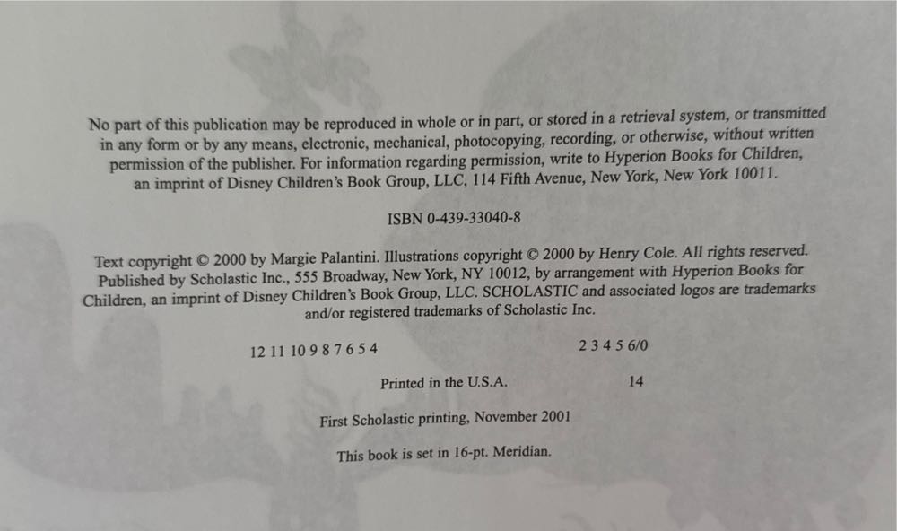 Mooseltoe - Margie Palatini (Scholastic - Paperback) book collectible [Barcode 9780439330404] - Main Image 3