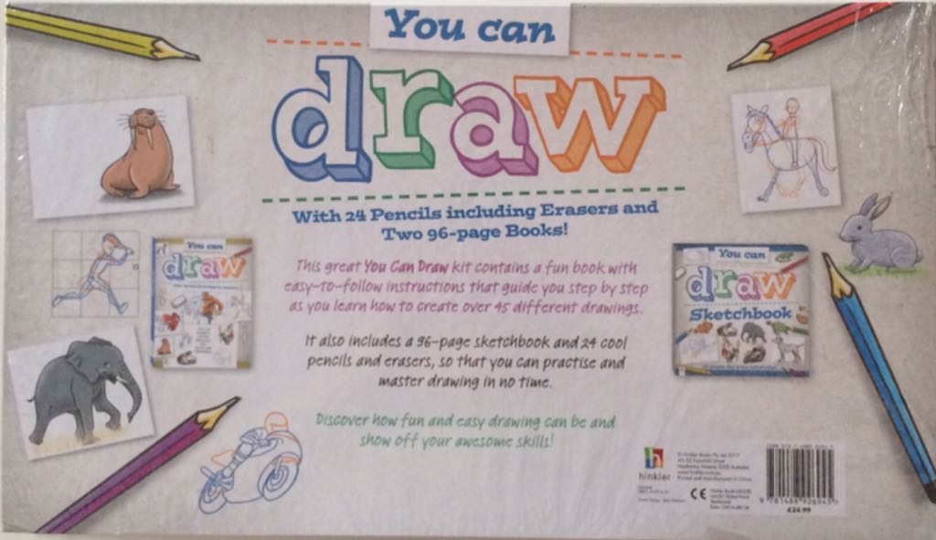 You Can Draw - Parragon (Hinkler Books - Hardcover) book collectible [Barcode 9781488926945] - Main Image 2