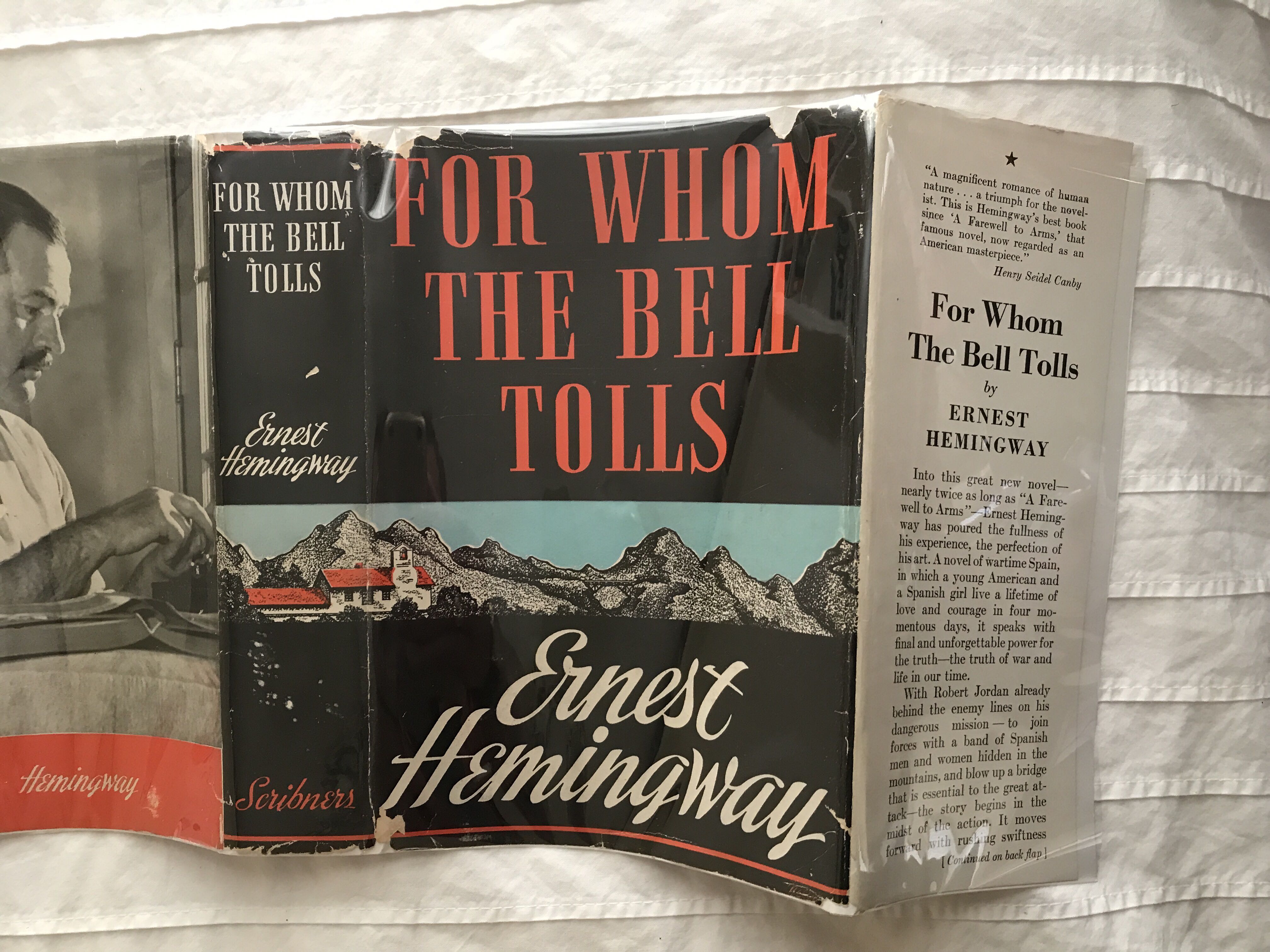 For Whom the Bell Tolls - Ernest Hemingway (Charles Scribner’s Sons - Hardcover) book collectible - Main Image 2