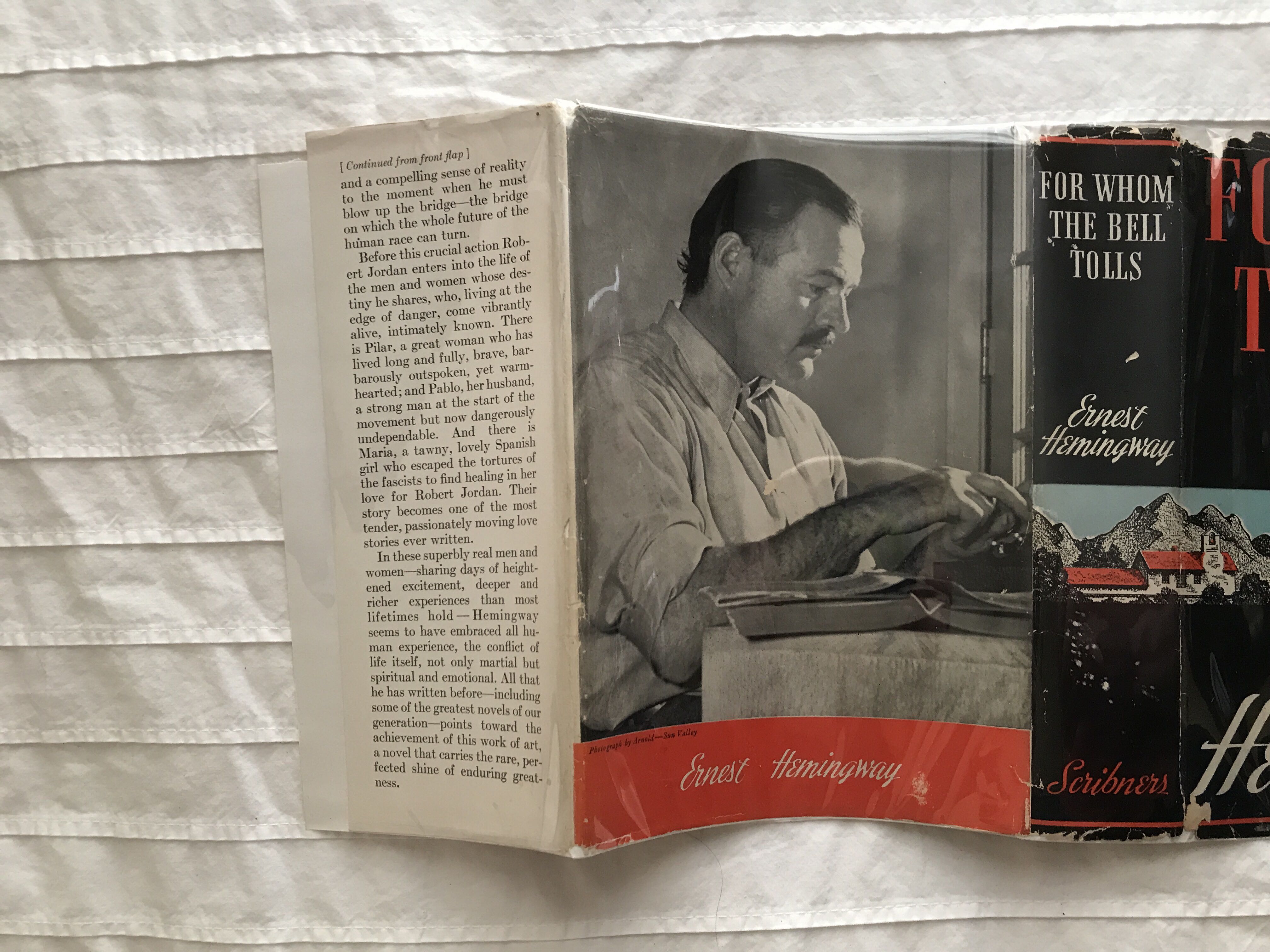 For Whom the Bell Tolls - Ernest Hemingway (Charles Scribner’s Sons - Hardcover) book collectible - Main Image 3
