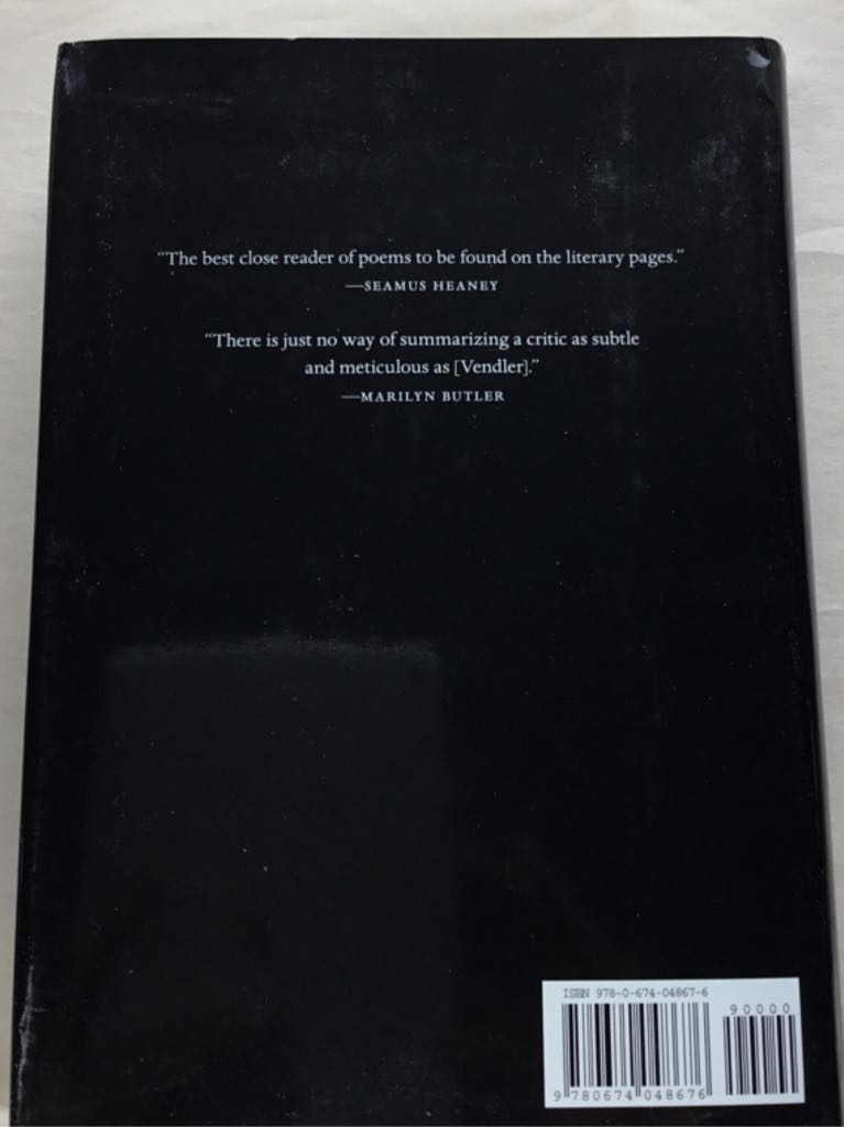 Dickinson - Helen Vendler (Harvard University Press) book collectible [Barcode 9780674048676] - Main Image 2