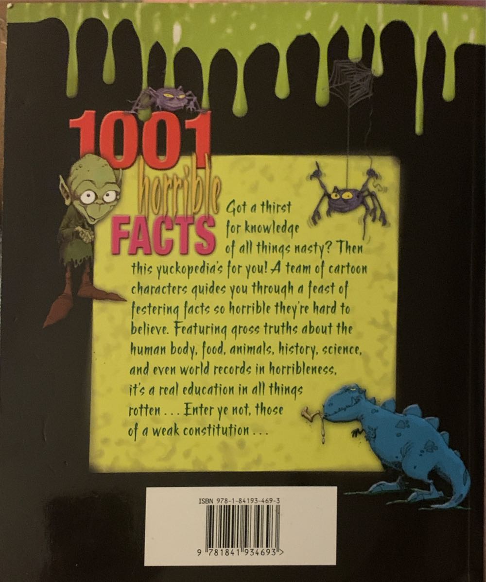 1001 Horrible Facts - Anne Rooney (Arcturus Publishing Limited - Paperback) book collectible [Barcode 9781841934693] - Main Image 2