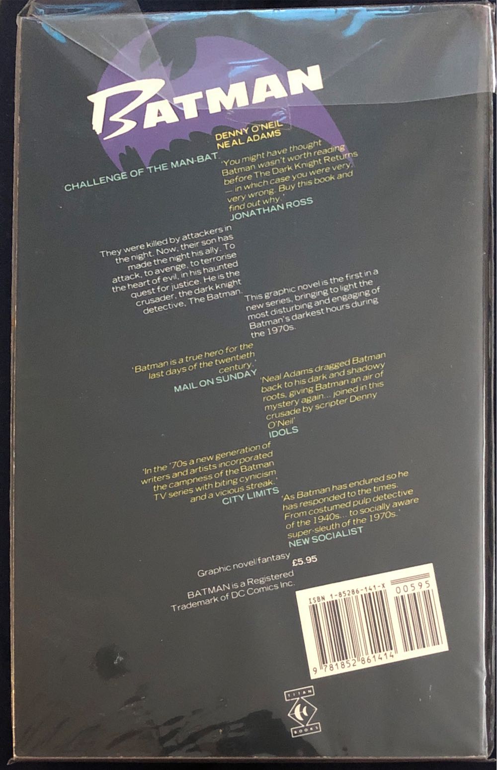 Batman: Challenge of The Man-Bat - Denny O’Neil (Titan Books - Paperback) book collectible [Barcode 9781852861414] - Main Image 2