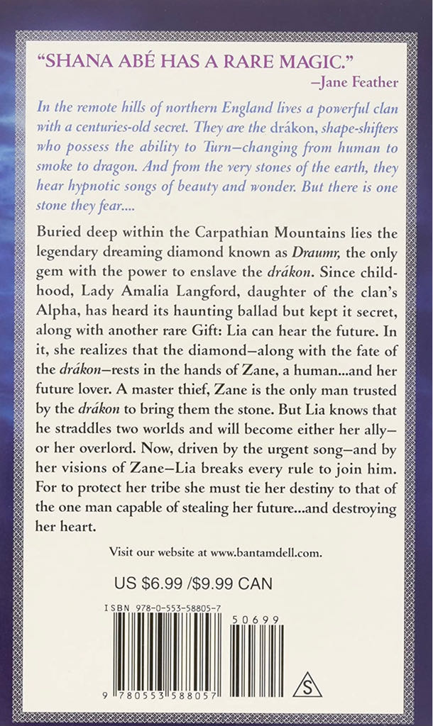 The Dream Thief - Shana Abé (Bantam - Paperback) book collectible [Barcode 9780553804935] - Main Image 2