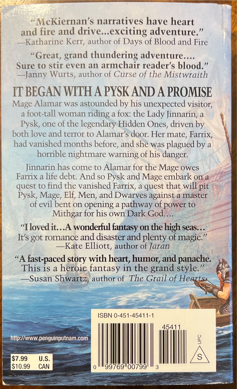 Voyage of the Fox Rider - Dennis L. McKiernan (Roc - Paperback) book collectible [Barcode 9780451454119] - Main Image 2