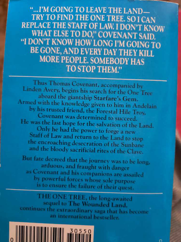 #5 - The One Tree - Stephen R. Donaldson (Del Ray - Hardcover) book collectible - Main Image 2