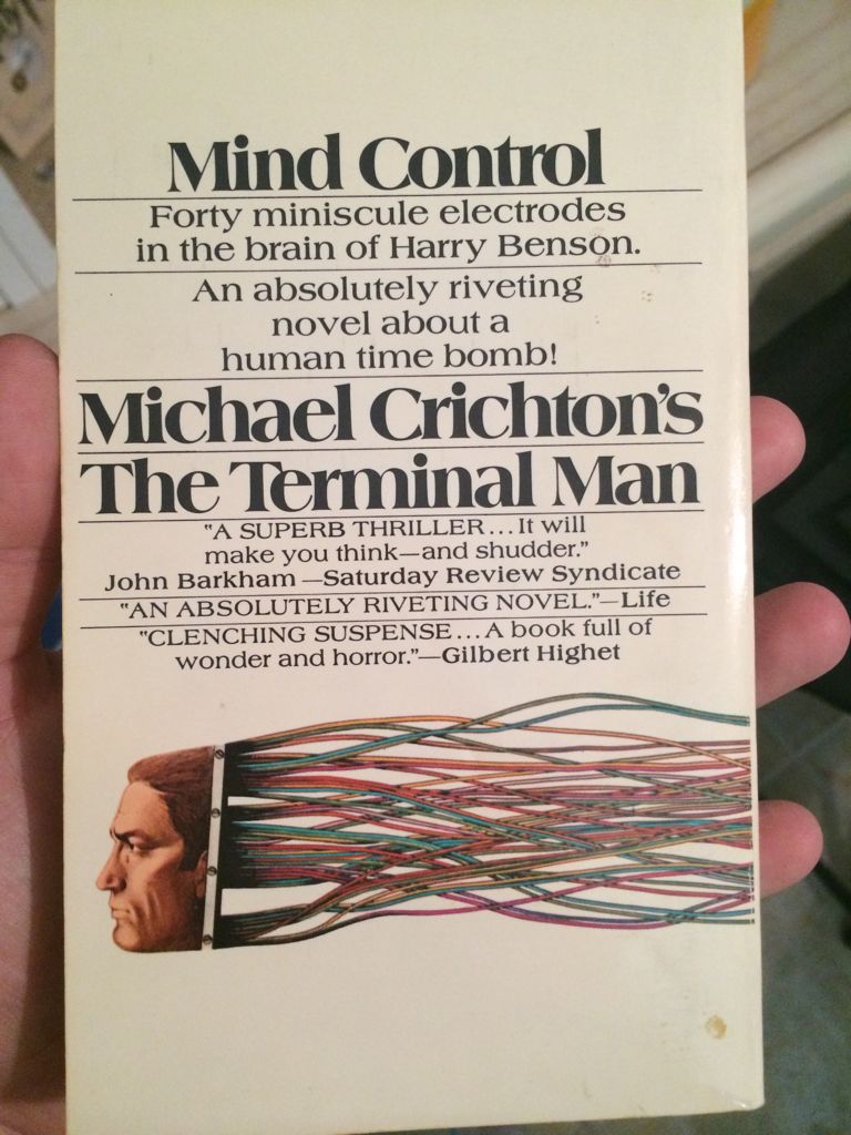 The Terminal Man - Crichton, Michael (HarperCollins - Paperback) book collectible [Barcode 9780061782671] - Main Image 2