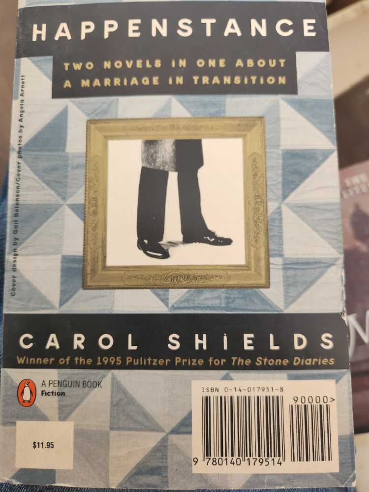HappenstanceThe Wifes Story - Shields, Carol (Penguin - Paperback) book collectible [Barcode 9780140179514] - Main Image 1