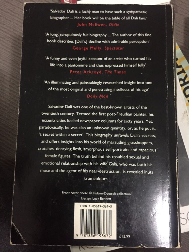 Dali - Gilles Néret (Random House (UK)) book collectible [Barcode 9781856193672] - Main Image 2