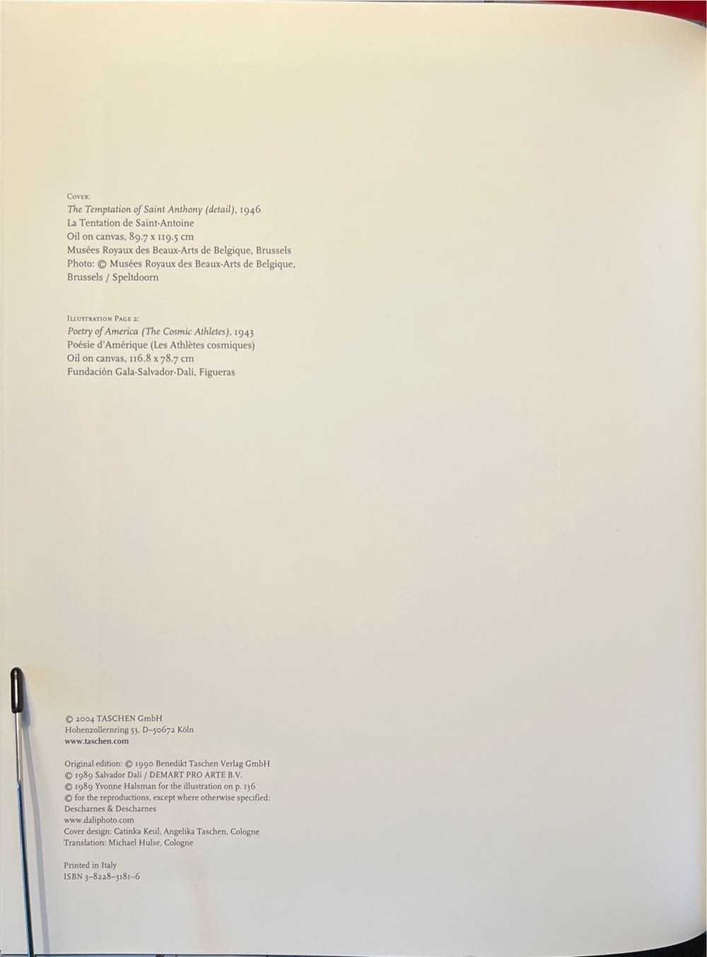 Salvador Dali 1904-1989 - Gilles Néret (Taschen - Paperback) book collectible [Barcode 9783822831816] - Main Image 3
