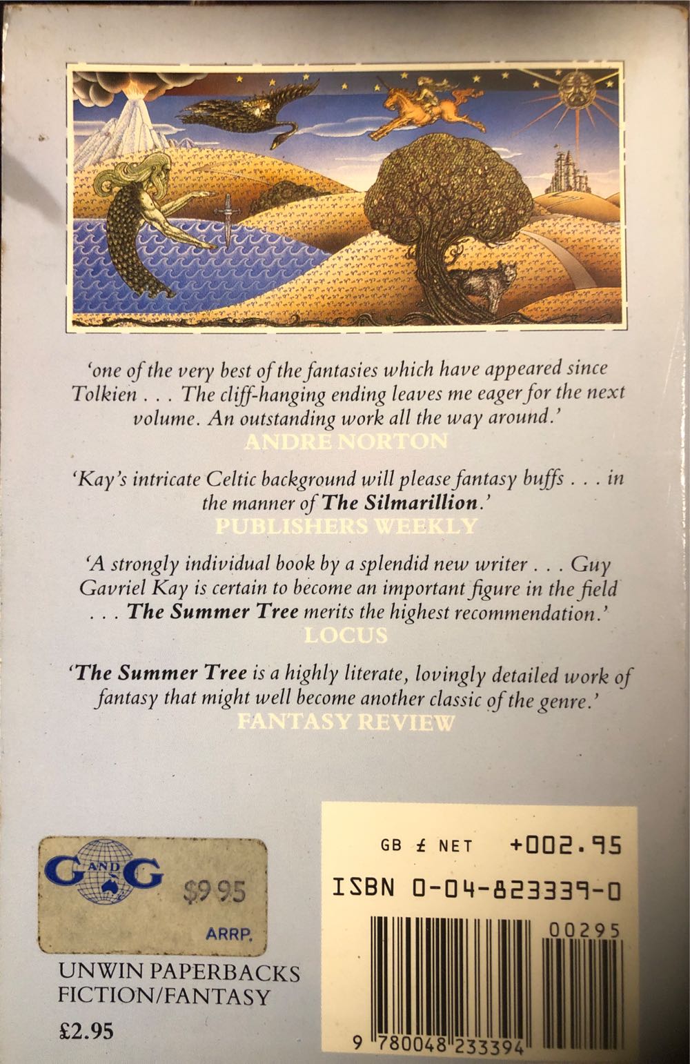 The Summer Tree - Guy Gavriel Kay (Unwin Paperbacks - Paperback) book collectible [Barcode 9780048233394] - Main Image 2