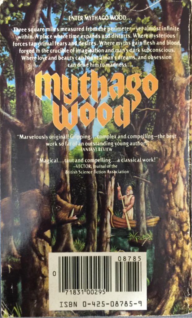 Mythago Wood - Robert Holdstock (Avon Books - Paperback) book collectible [Barcode 9780380762767] - Main Image 2
