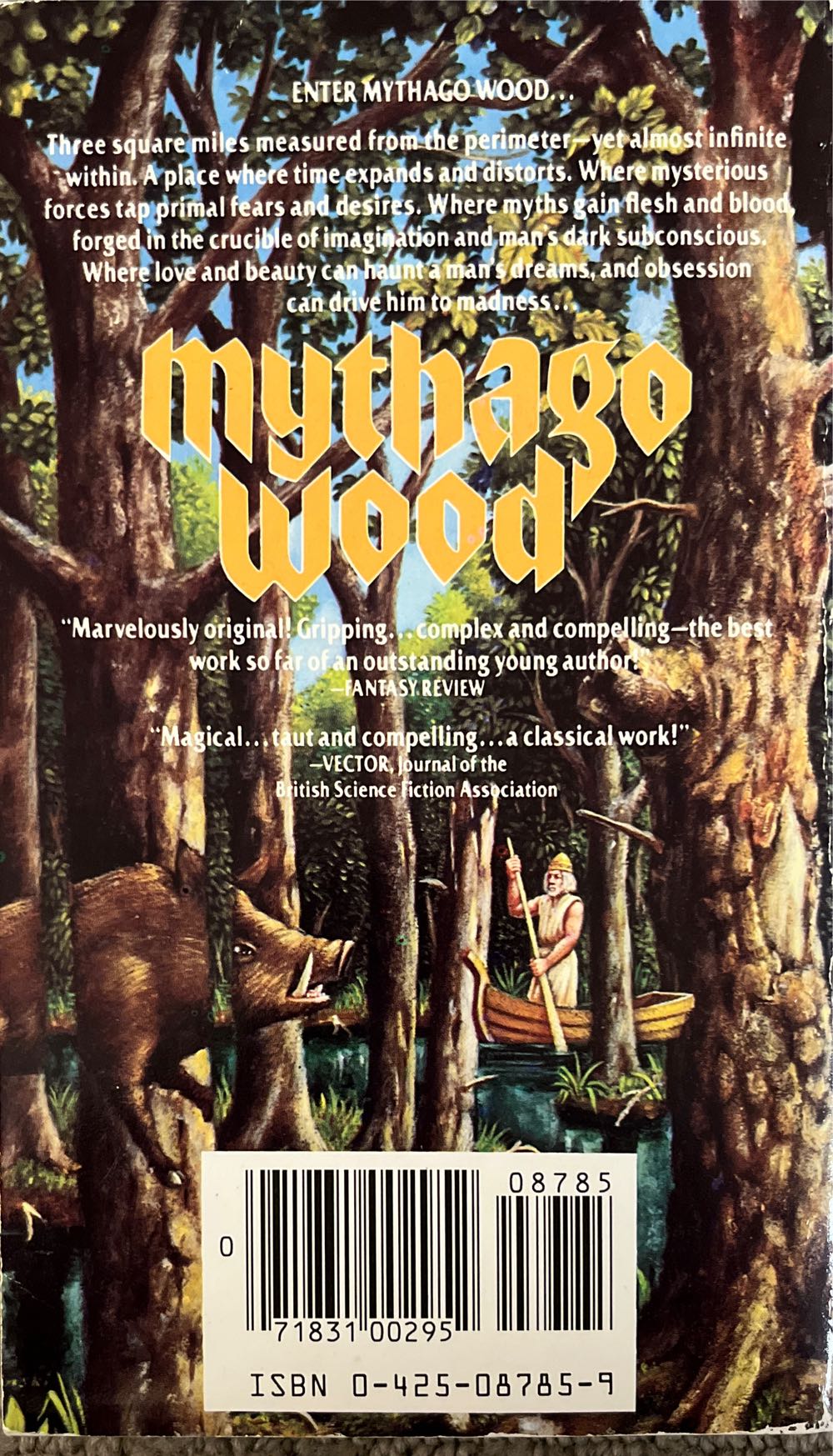 Mythago Wood - Robert Holdstock book collectible [Barcode 9780425087855] - Main Image 2