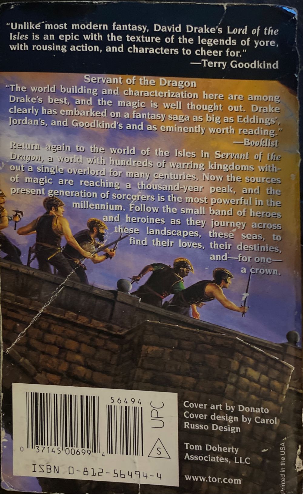 Servant of the Dragon - David Drake (Tor - Paperback) book collectible [Barcode 9780812564945] - Main Image 2