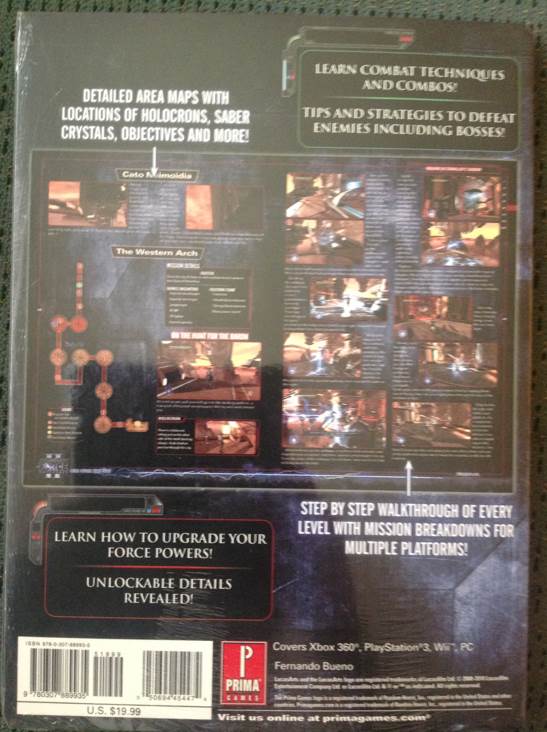 Star Wars: the Force Unleashed II - Wii book collectible [Barcode 9780307889935] - Main Image 2