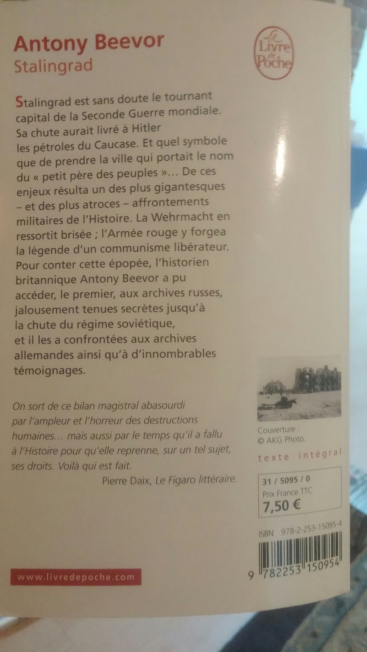 Stalingrad - Antony Beevor (Livre de Poche) book collectible [Barcode 9782253150954] - Main Image 2