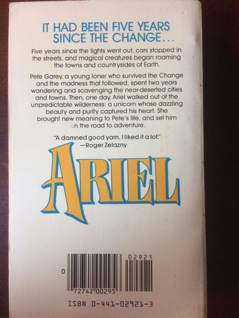 Ariel - R. Boyett book collectible [Barcode 9780441029211] - Main Image 2