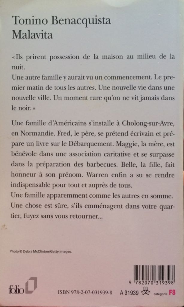 Malavita - Tonino Benacquista (Folio - Paperback) book collectible [Barcode 9782070319398] - Main Image 2