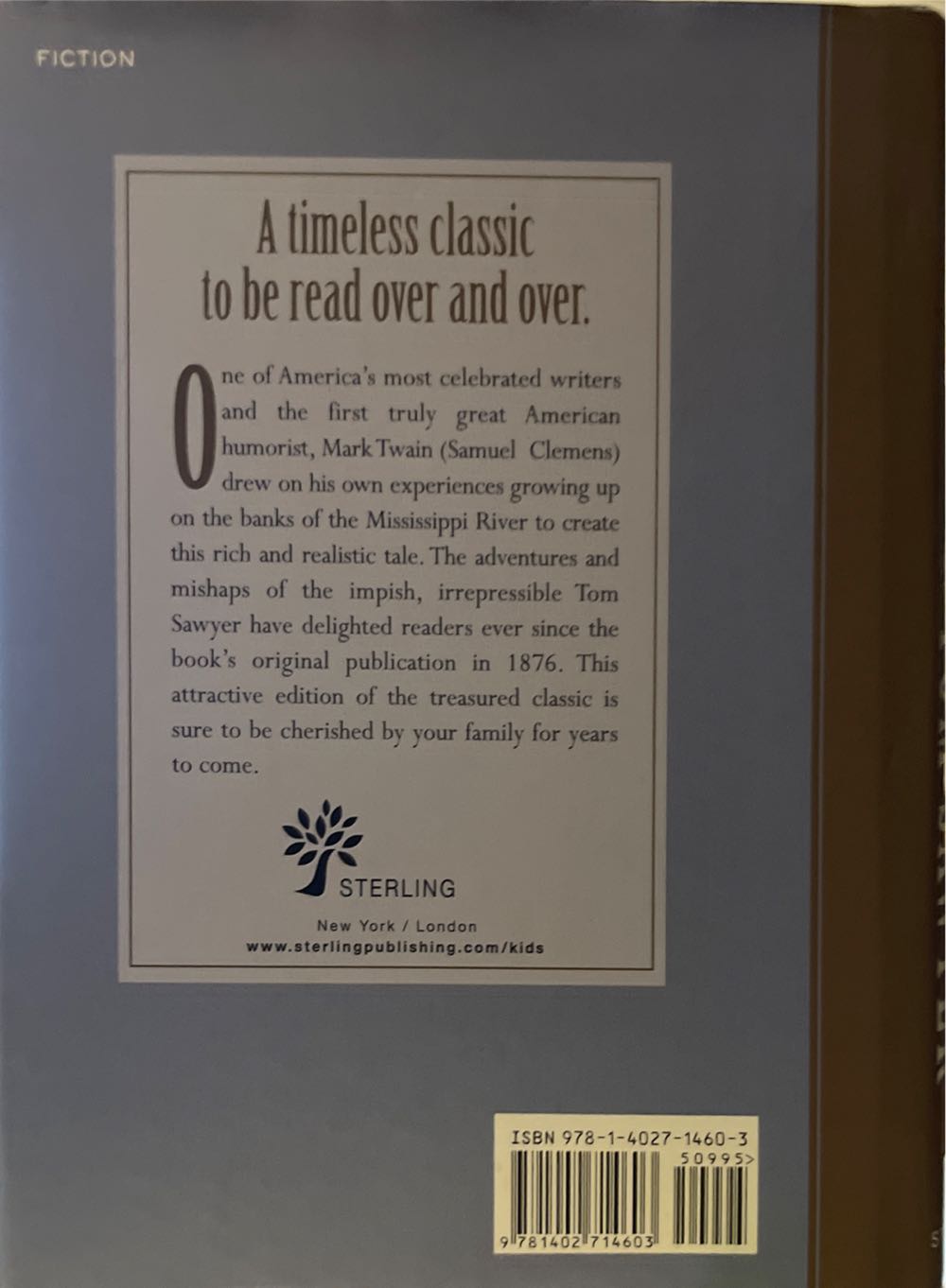 The Adventures of Tom Sawyer (Sterling Unabridged Classics Series) - Mark Twain (Sterling - Hardcover) book collectible [Barcode 9781402714603] - Main Image 2