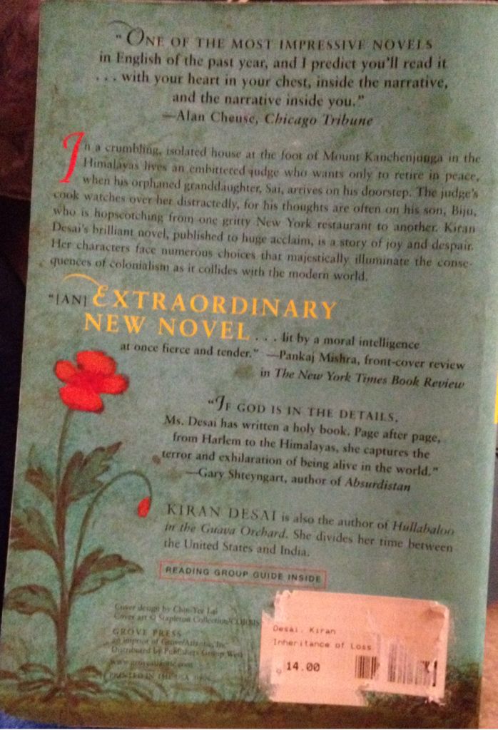 The Inheritance Of Loss - Kiran Desai book collectible - Main Image 2