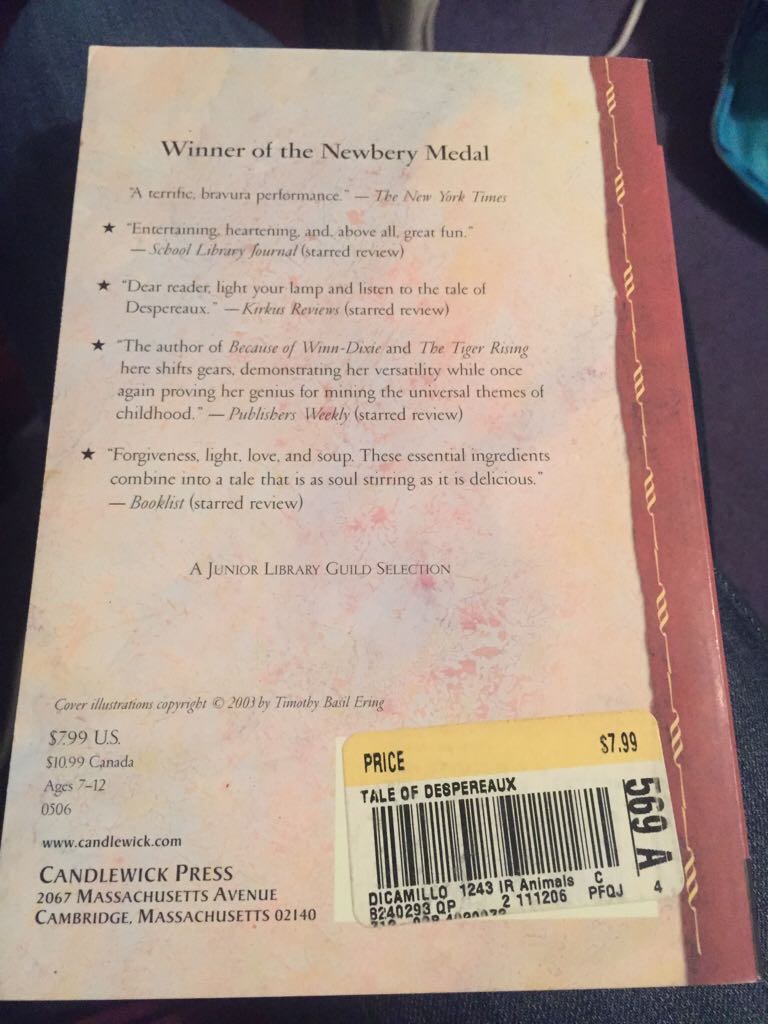 The Tale of Despereaux  book collectible - Main Image 2