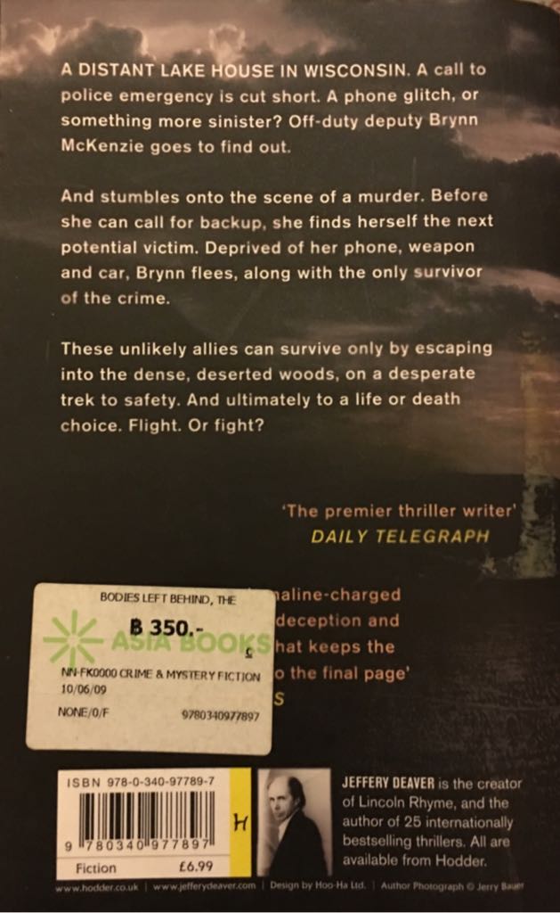 The Bodies Left Behind - Jeffery Deaver (Hodder & Stoughton - Paperback) book collectible [Barcode 9780340977897] - Main Image 2
