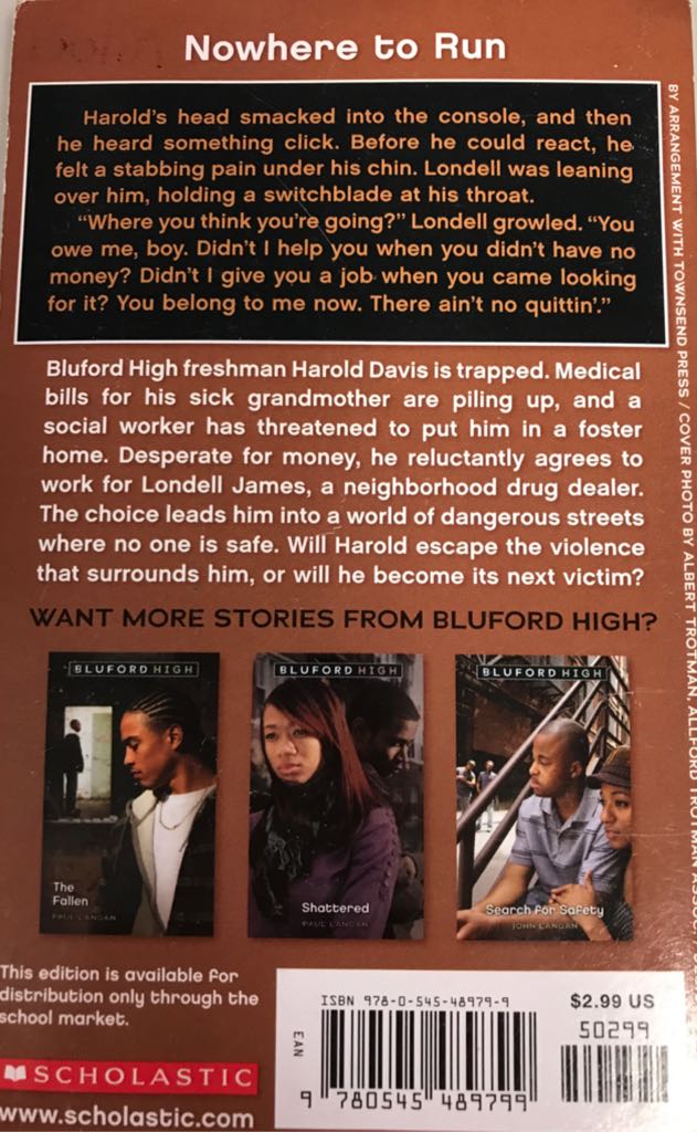 No Way Out - Peggy Kern (Scholastic - Paperback) book collectible [Barcode 9780545489799] - Main Image 2